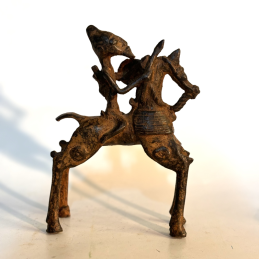 Caballo bronce bambara África
