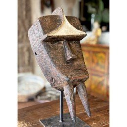 Máscara gabón de madera africana